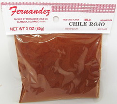 Red Chile Mild Powder Spice 3 oz Rojo Recipe Fernandez Colorado 6/26 US ... - $12.86