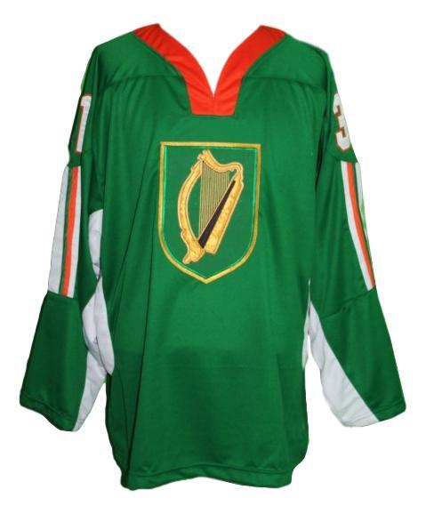 Bailey  31 custom team ireland retro hockey jersey green   1