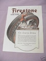 1917 Ad Firestone Super Size Cord Tires - $7.99