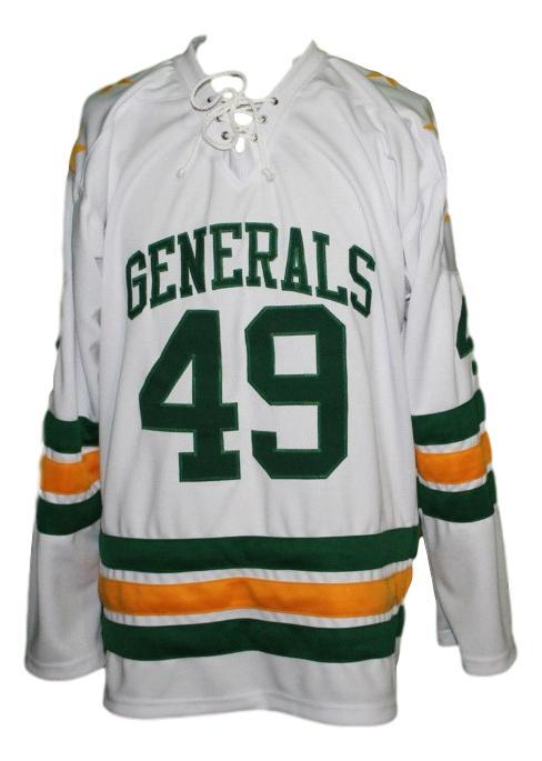 Greensboro generals retro hockey jersey 1960 white   1