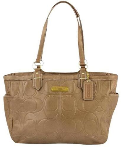 Vintage Coach Large Carryall Sierra Bag Embossed Python 