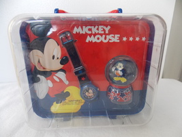 Disney Mickey Mouse Watch and Mini Snowglobe Lunchbox  - $35.00