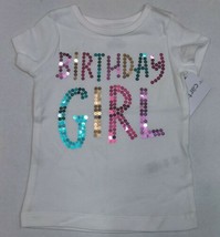 Carter's Birthday Shirt for Girls 12 or 18 Months Birthday Girls Sequins Rainbow - $10.00