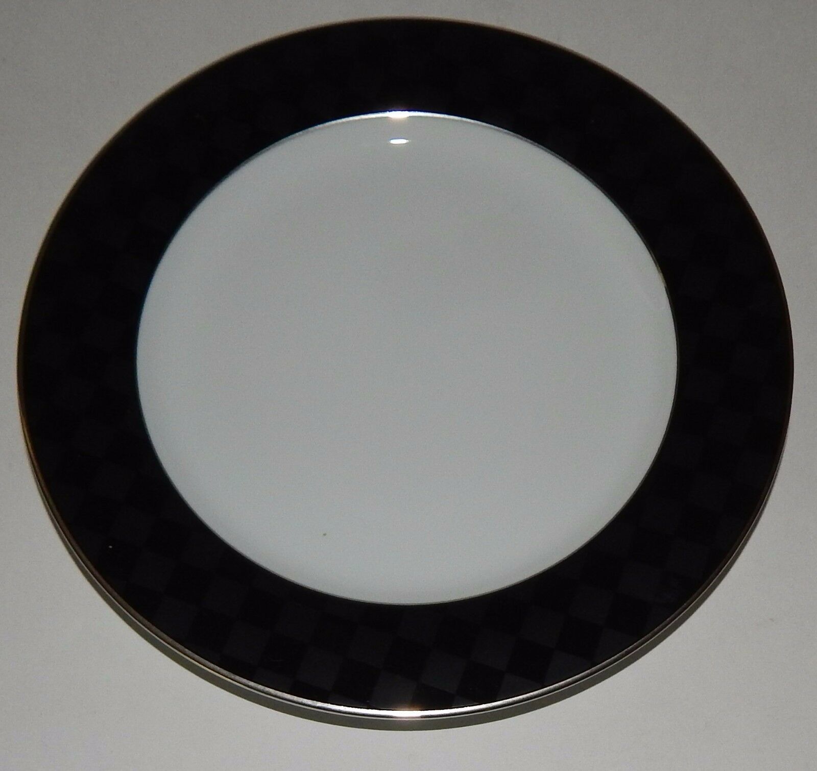 Black Tie 8 Salad / Dessert Plate Nikko Ceramics