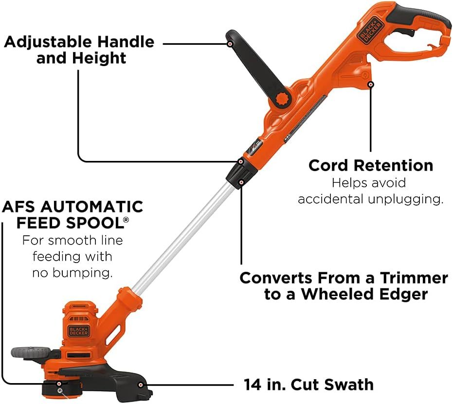 String Trimmer, Electric, 14-Inch