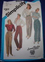 Simplicity Misses’ Pants &amp; Trousers Size 12 #6433 - $5.99