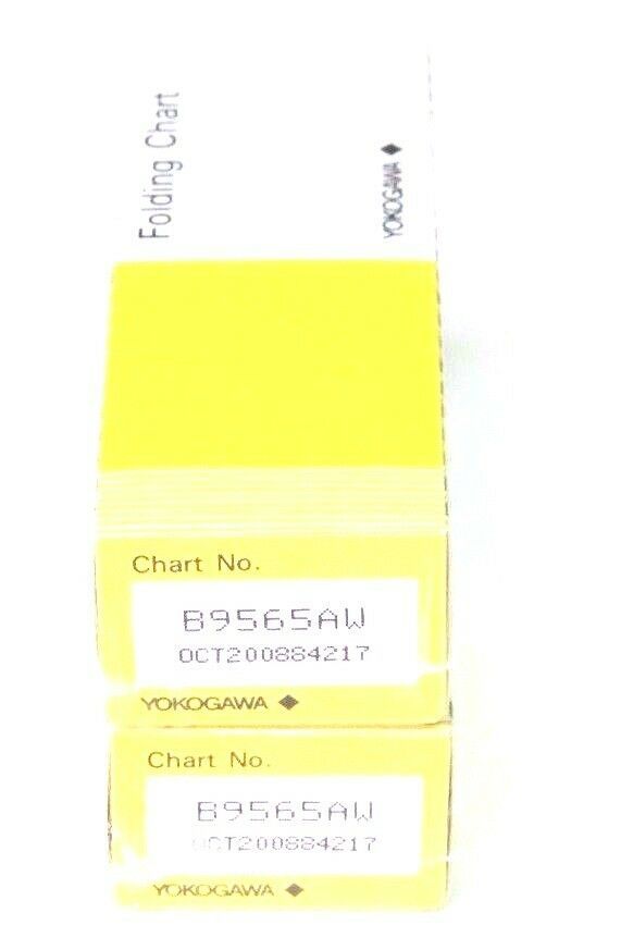 LOT OF 2 NIB YOKOGAWA B9565AW FOLDING CHART PAPERS Other Business