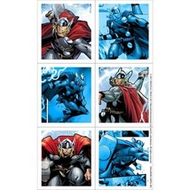 Thor Marvel Avengers Party Favor Stickers Birthday Supplies 24 Per Package - $2.25