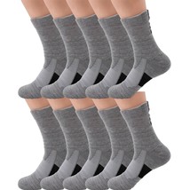 10 pairs Mens Cotton Athletic Sport Casual Long Work Crew Socks Size 9-1... - $20.99