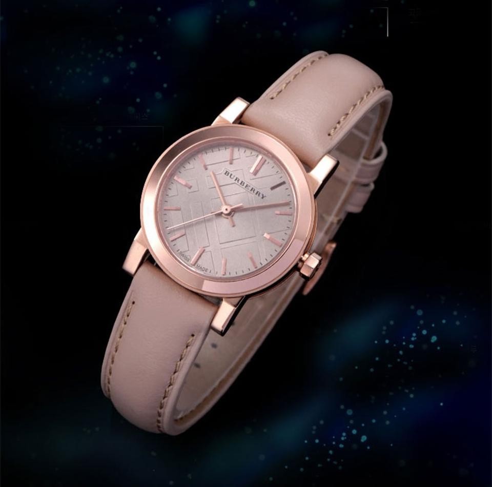 Burberry heritage beige leather on sale watch