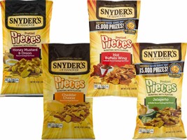 Snyder&#39;s of Hanover Flavored Pretzel Pieces, 4-Pack 11.25 oz. Bags- 4 Va... - $31.95