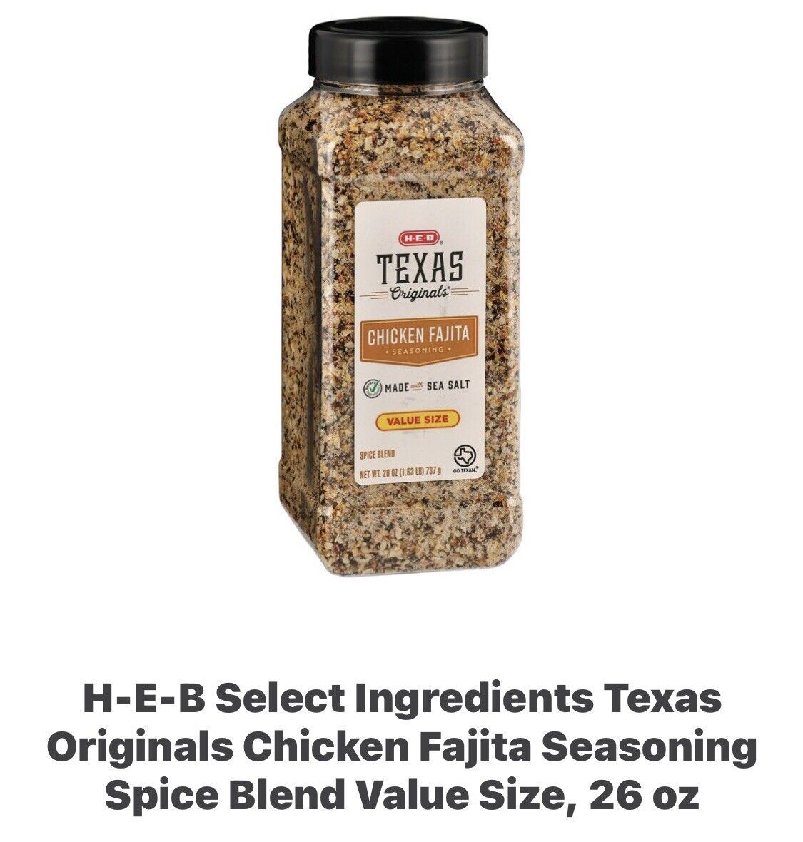 H-E-B Texas Originals Steak Seasoning Spice Blend - Texas-Size Pack