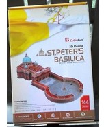 St Peter&#39;s Basilica 3D Puzzle with Monument Booklet 144 Pieces MC092h - $22.76