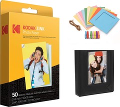Kodak 2"X3" Premium Zink Photo Paper (50 Sheets) Colorful Sq\. Hanging Photo - $44.94