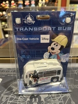 Disney Parks Transport Bus Model Diecast Vehicle Mickey Mouse NEW image 1