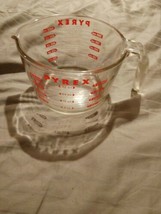 Vintage Pyrex 508 Liquid Measuring Cup 1953 D-handle Pour Spout