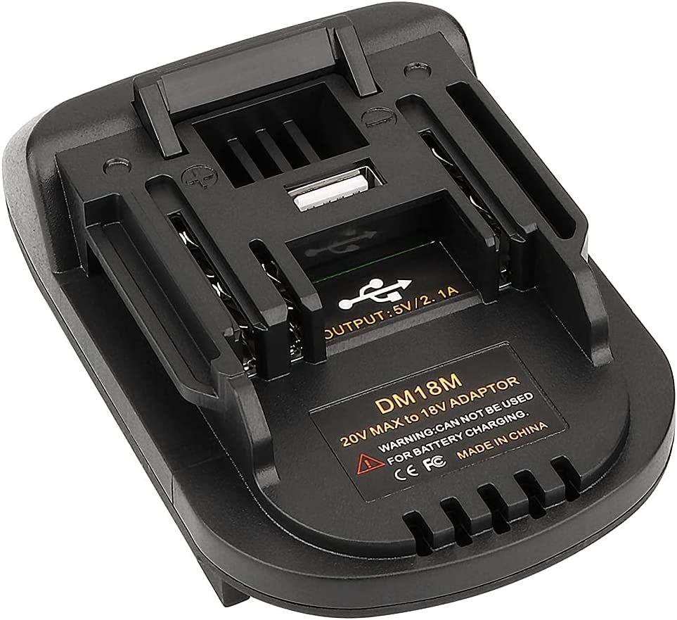 1x Adaptor# Intended For Black+Decker 20v MAX Li-Ion Battery To DeWalt 20v  Tools