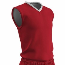 MNA-1119141 Champro Youth Clutch Basketball Jersey Scarlet White Small - $17.90