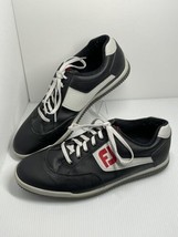 FootJoy Green Joys Mens 45317 Black, Red & Gray Size 8M Spikeless Golf Shoes FJ - $23.32