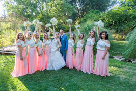 Plus Size Blush Pink Chiffon Skirt Wedding Chiffon Skirt Outfit Floor Length image 13
