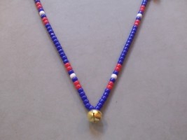 THE REBEL ~ HORSE RHYTHM BEADS ~ RED, WHITE, BLUE ~ HORSE SIZE / 54 INCHES - $17.00