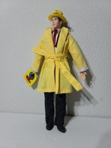 Dick Tracy 9” Action Figure Doll By Applause - Vintage 1990 Yellow Trenchcoat - $9.99