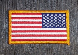 US MILITARY US ARMY EMBROIDERED UNIFORM FLAG PATCH 3.5&quot; X 2&quot; EC 160 - $16.19