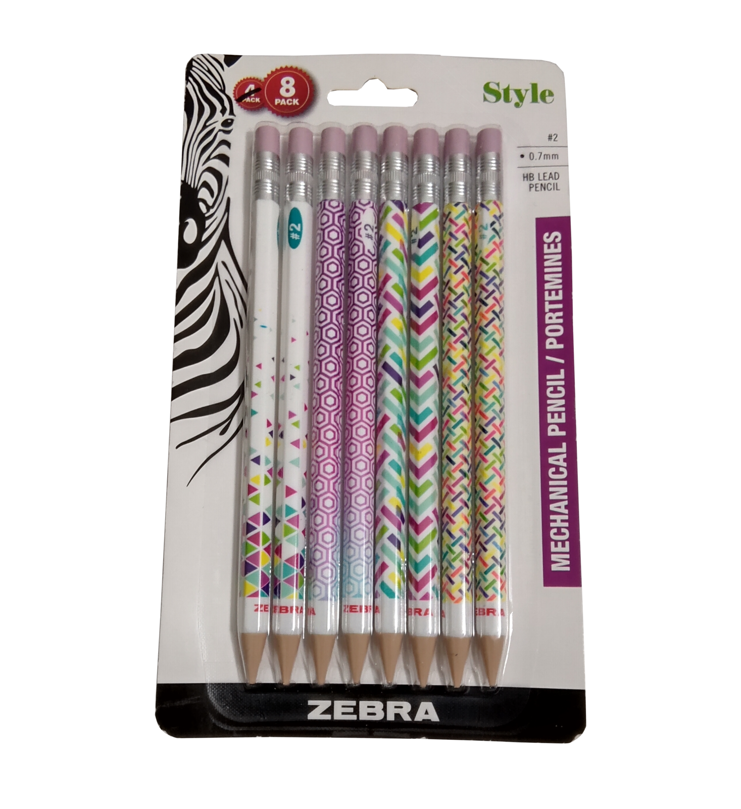 Zebra mechanical pencils 8 pack version 2