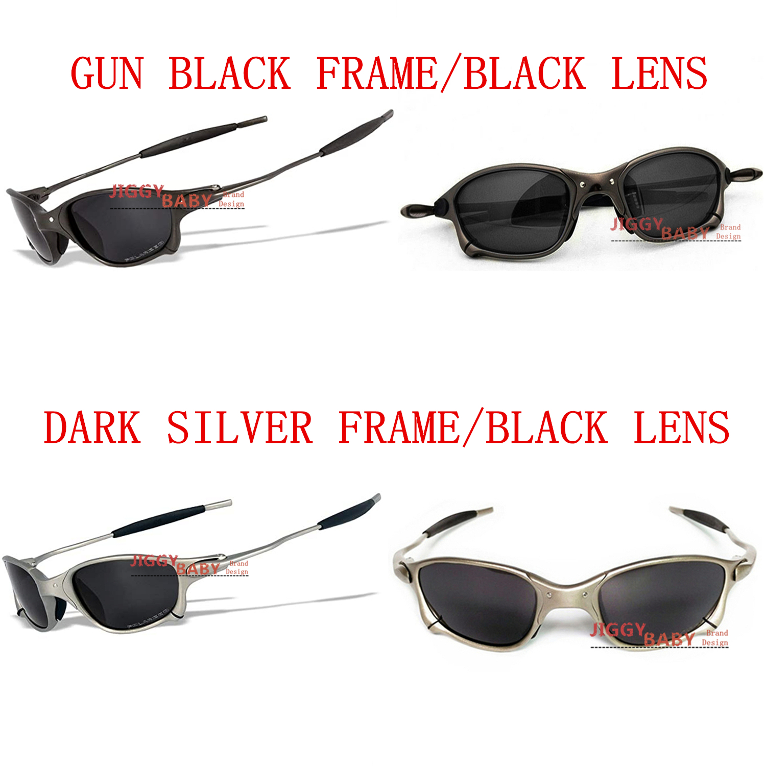 Polarized Sport Cycling Glasses Metal Juliet Sunglasses Goggles