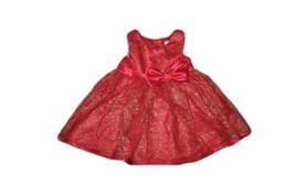 Girls Dress Christmas Red Youngland Sleeveless Sparkle Holiday Toddler- ... - $22.77