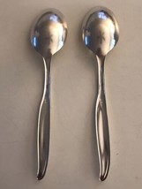 Wm Rogers International Silver SWEEP 2 Serving Spoons 8 3/8&quot; Each 1958 - $19.68
