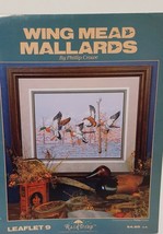 Wing Mead Mallards Cross Stitch Leaflet Stoney Creek 1990 RainDrop 9 Birds - $16.99