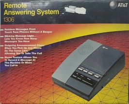 Vintage  AT&T Answering Machine New Open Box remote answering system 1306 - $19.34