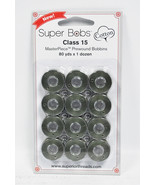 Super Bobs MasterPiece Cotton 80yd Prewound Bobbins 12ct Class 15 Da Vinci - $18.95