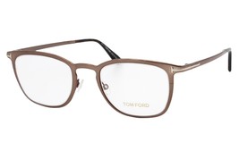 Tom Ford TF 5464 038 Brown Men's Metal Eyeglasses 49-21-140 New W/Case - $104.30