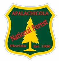 Apalachicola National Forest Sticker R3198 Florida YOU CHOOSE SIZE - $1.45+