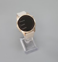 Garmin fenix 7S Sapphire Solar GPS Watch - Cream Gold/Light Sand image 2