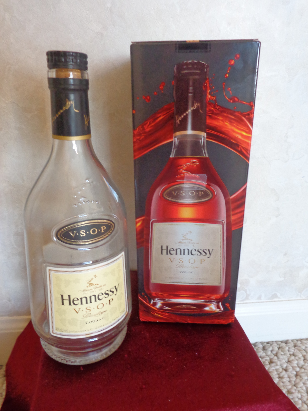 HUGE 24” Hennessy VS Cognac LARGE DISPLAY DUMMY BOTTLE Store Display  (EMPTY)