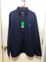 NWT Izod Golf Full Zip Hydra Shield Sun Control Fleece Lined Sweatshirt ... - $18.80