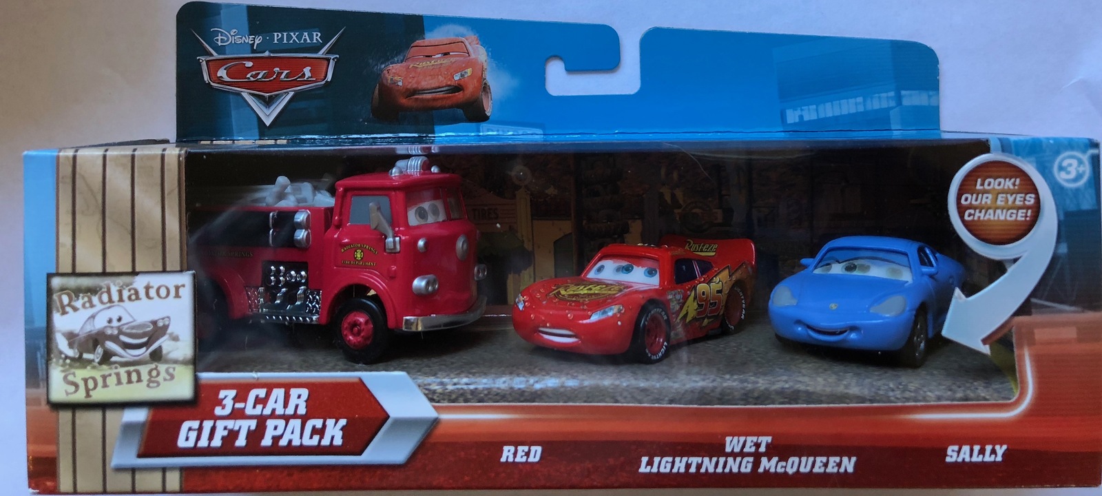 Disney Pixar Cars Red, Wet Lightning McQueen & Sally - Action Figures