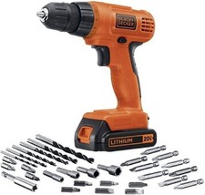 Black & Decker Firestorm 9.6V Cordless Drill/Driver with Storage