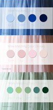 Tulle TUTU Color chart Color Swatches Women Tulle Skirt Wedding Tulle Outfits image 5