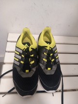Adidas Shoes Boys Size 5.5 Neon Green, Black And Gray Express Shipping - $27.40