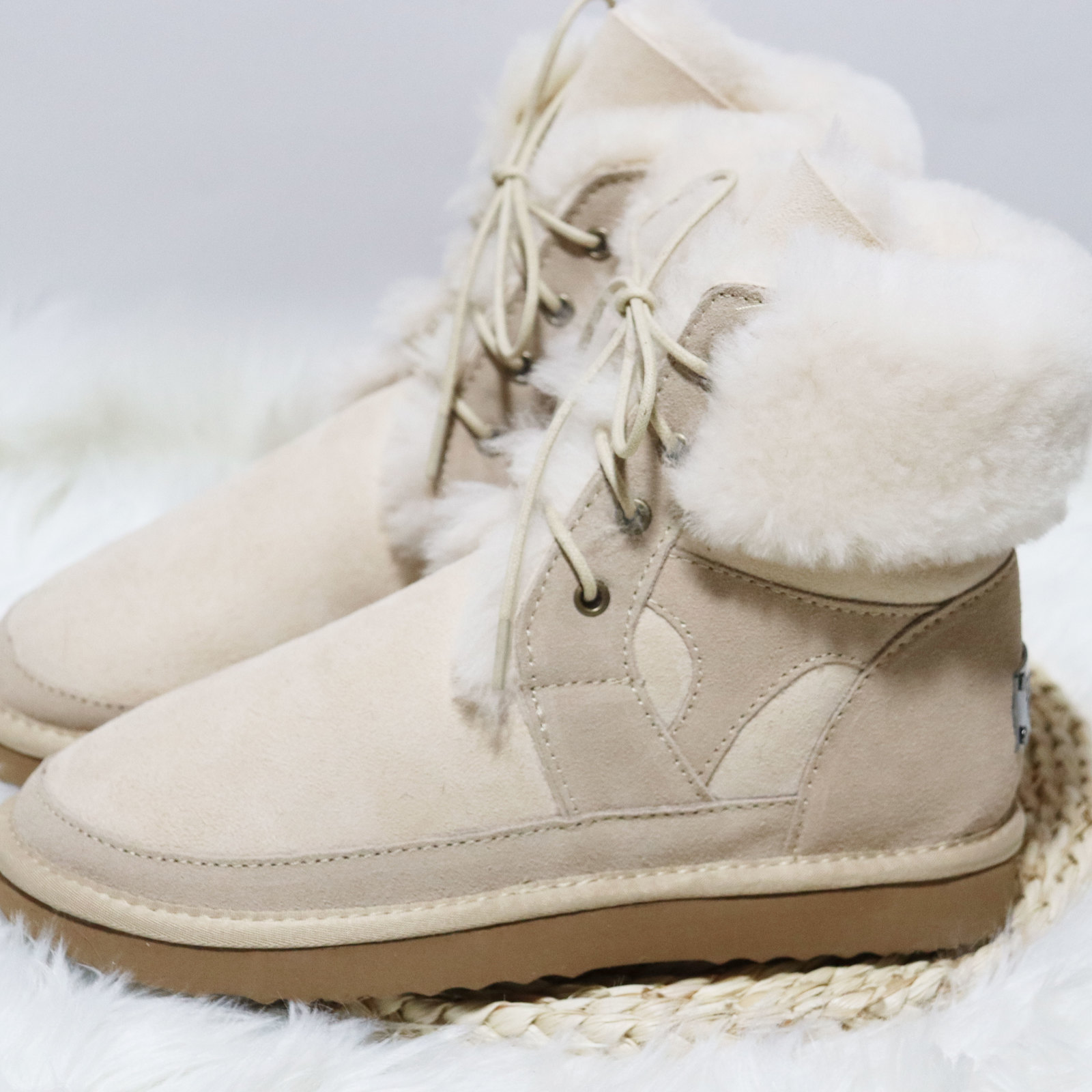 New Real Sheepskin Women Boots Winter Classic Woman Snow Boots Genuine