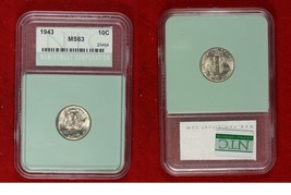 ESTATE-FIND-1943-BU-MERCURY-DIME-SILVER DIME FREE Shipping  20150034 - $23.36
