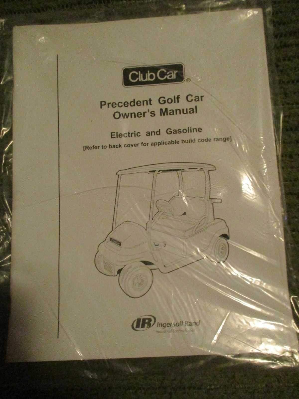 Vintage 2009 Factory Wrapped PRECEDENT CLUB CAR OWNERS MANUAL 300