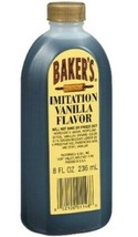 Baker's Imitation Vanilla Flavor No Alcohol Bakers Extract By Mc Cormick 8 Fl Oz - $22.62