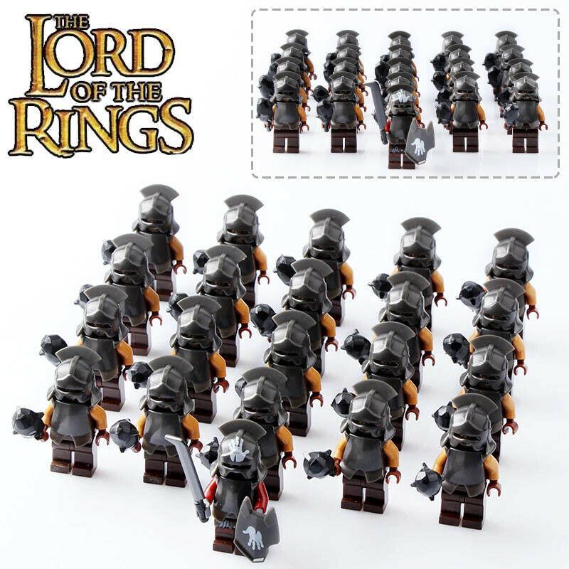 21Pcs/set Mordor Orc Army Military The Lord of The Rings Minifigures ...