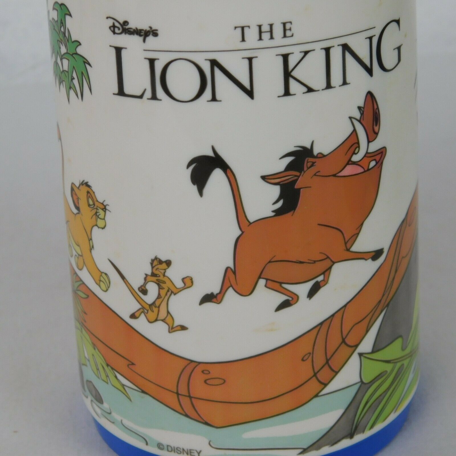 90's Lion King Hakuna Matata Lunch Box With Matching Thermos Flask. Made in  USA 