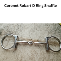 D Ring Snaffle Horse Bit 5 1/2" Mouth Stainless Steel by Coronet Robart USED image 5